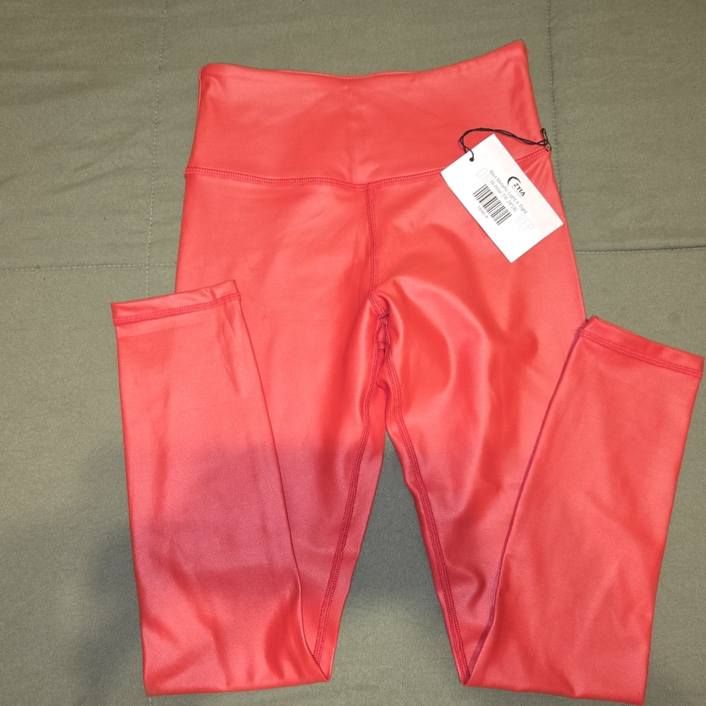NWT Zyia light n tight red metallic